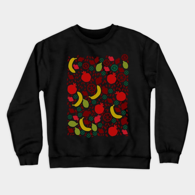 Fruit pattern Crewneck Sweatshirt by AtomicTurquoise